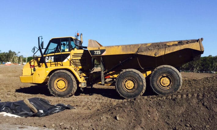Caterpillar Articulated Dump Truck